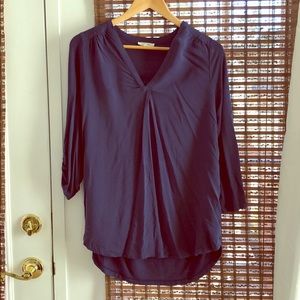 Pleione blue tunic top